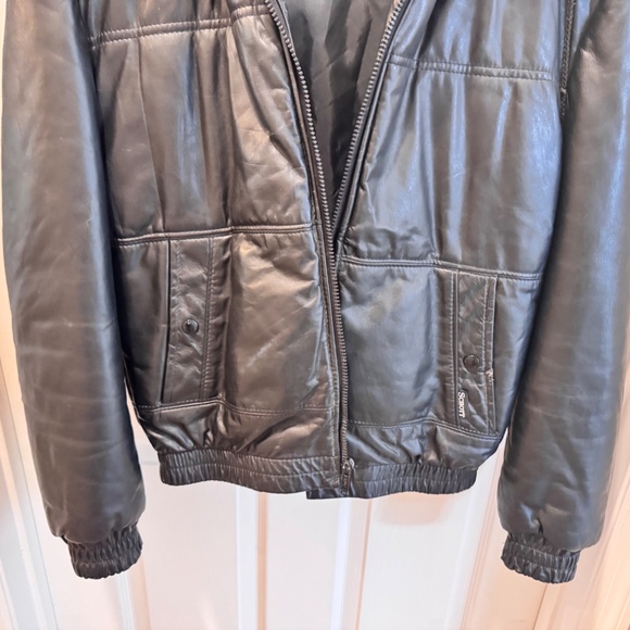 Schott Vintage Black Leather Jacket Size 40 - Picture 14 of 16